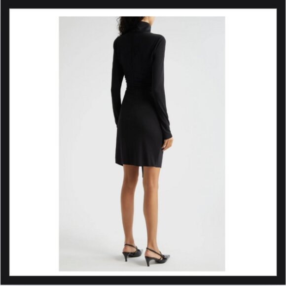 NWT Johnson Knit Turtleneck Tie-Waist Minidress - Picture 2 of 3